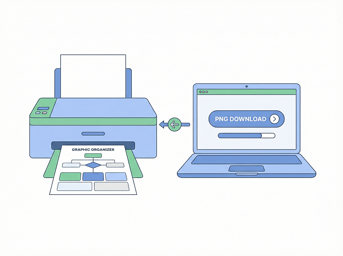 Print & Download as PNG